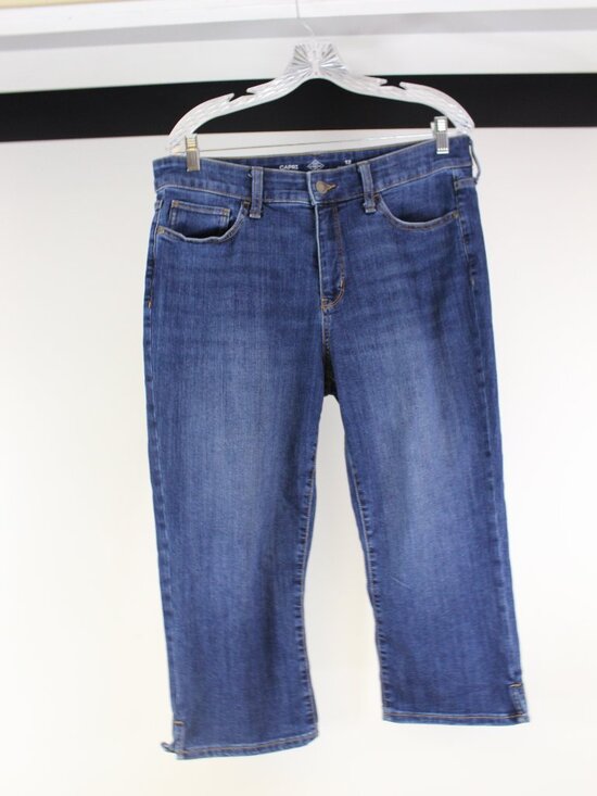 St John’S Bay Denim - St Johns‎ Bay Capri Jeans Size 12 Mid Rise Stretch Denim Blue Cropped